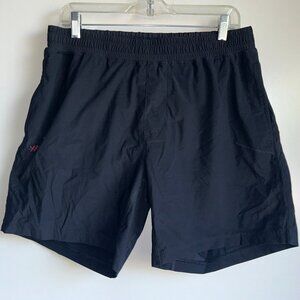 RHONE Black 7" Versatility Lined Shorts Men's Large